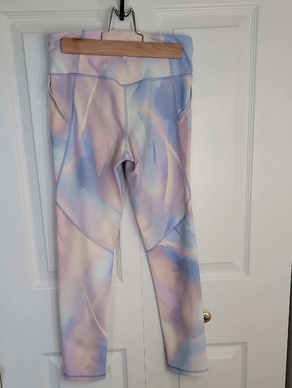 Old Navy Girls High Rise Pastel Tie Dye Leggings Size L (10-12)